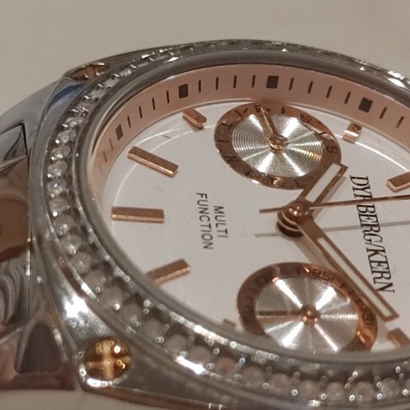 DYRBERG/KERN Two Tone Womens Watch with Swarovski Crystals - Picture 7 of 7